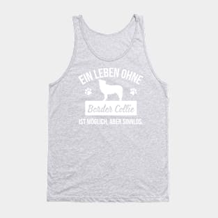 Border Collie Tank Top